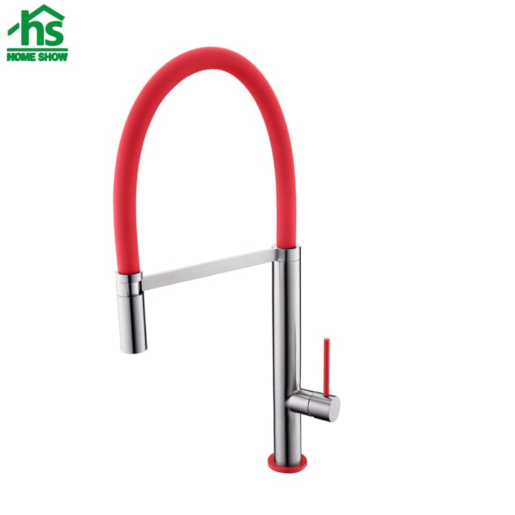 Factory Project OEM Supply Red Neck SUS 304 Kitchen Faucet Suppliers C031497