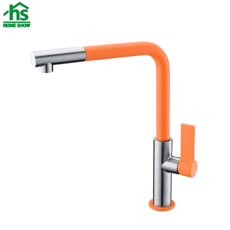 China Factory ODM Orange Surface SUS 304 Stainless Steel Faucet C031496