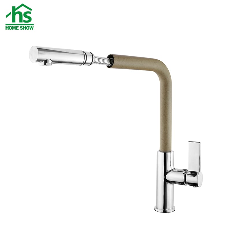 Wholesale ODM Competitve Factory Price Brass Kitchen Tap With Pull Out Spray C03 1216