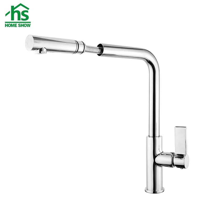 Chrome Pull Out Kitchen  Sink FaucetC03 1337