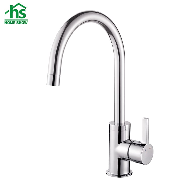 High quality Hot selling Chrome Single Handle Kitchen Faucet Supplier C03 0011