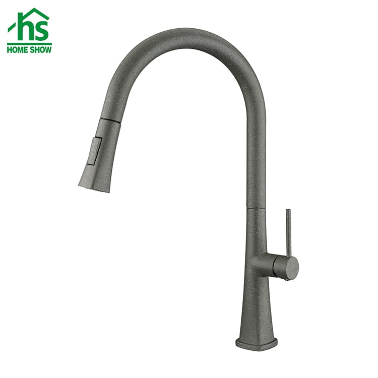 Rock Grey Pull Out Kitchen Faucet C03-1418