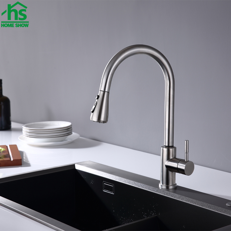 Wholesale OEM Stainless Steel Sensor Touchless/Touch Control  Kitchen Sink Faucet Factory C03 1520