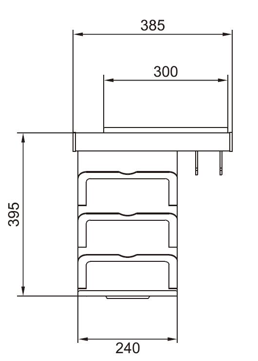 Stainless Steel Kitchen Storage Shelf Pot Lid Rack with Hooks
