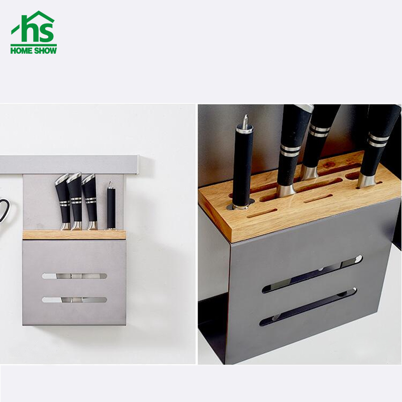 Factory Wholesale Aluminum Kitchen Knife Rack for Kitchen Storage