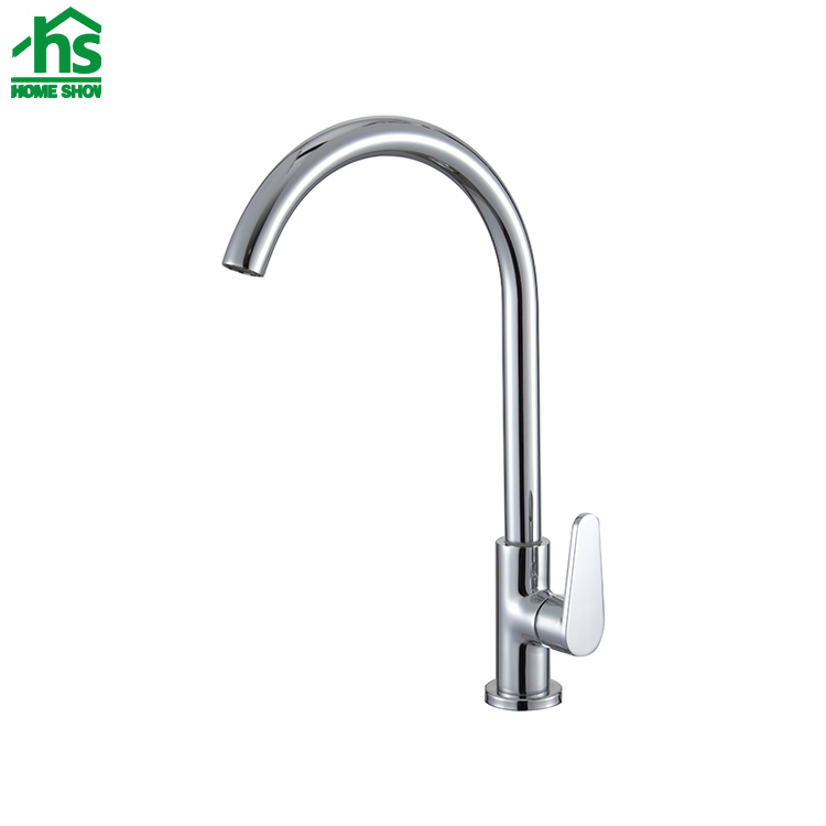 Stainless Steel Single Level Handle Chrome Single Cold Tap for Kitchen N09 0028