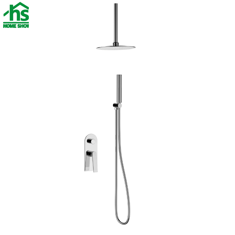 Wholesale Wall Mounted Shower Head Mixer with Valve Control Shower System Factory D24 1005