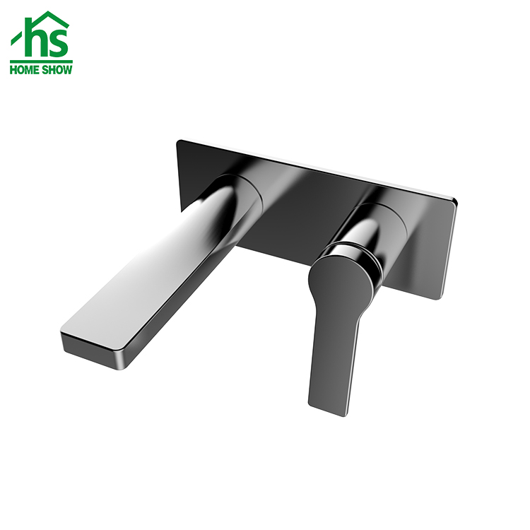 Factory Supply Square Wall Mounted Faucets Water Tap Faucets for Bathroom