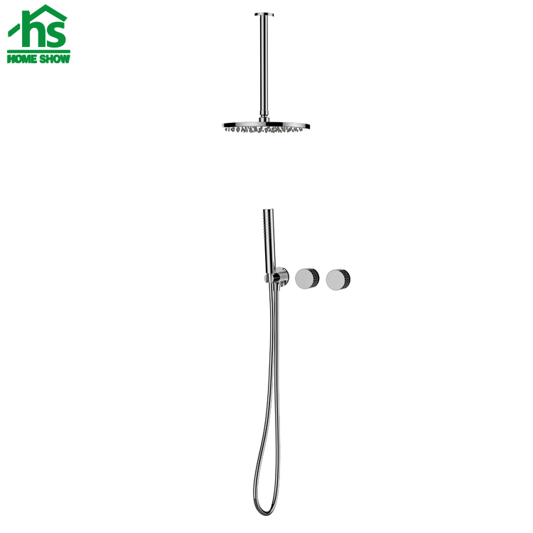 Wholesale Price In Wall Chrome Double-lever Bath & Shower Mixer Combination Factory D25 1008