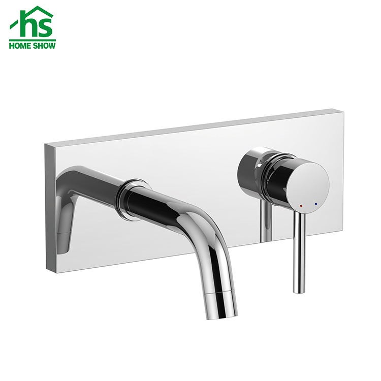 Wall Mounted Bathroom Two Holes In Wall Basin Mixer Faucet M02 0111