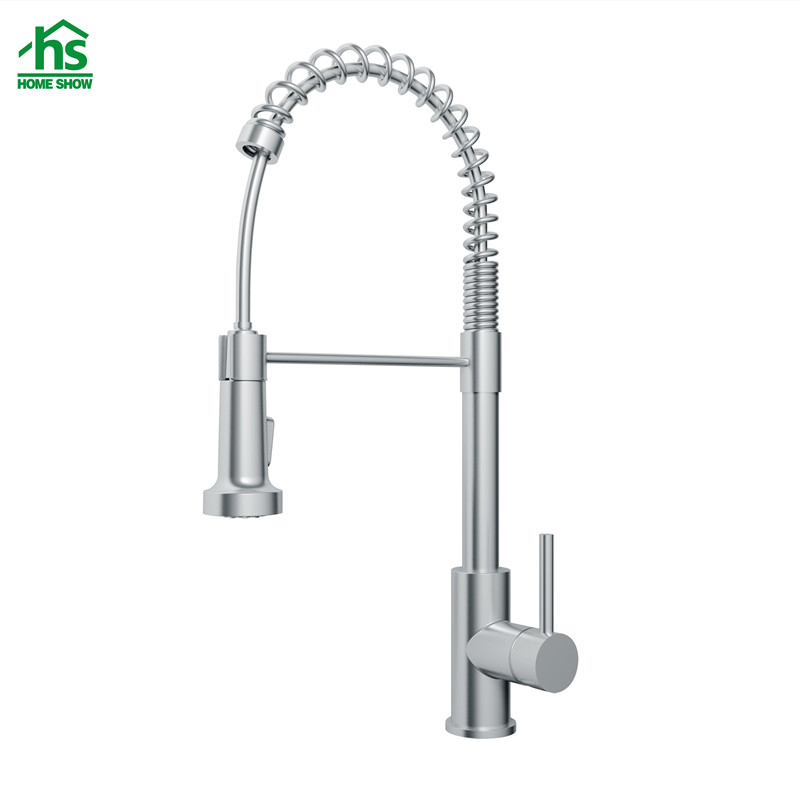 OEM Pull Out Stainless Steel Kitchen Faucet Taps Kitchen Mixer in China C03 1643