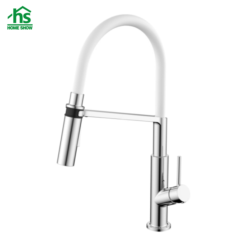 Factory Pull Out Kitchen Taps with Silicon Flexible Hose C03 1515