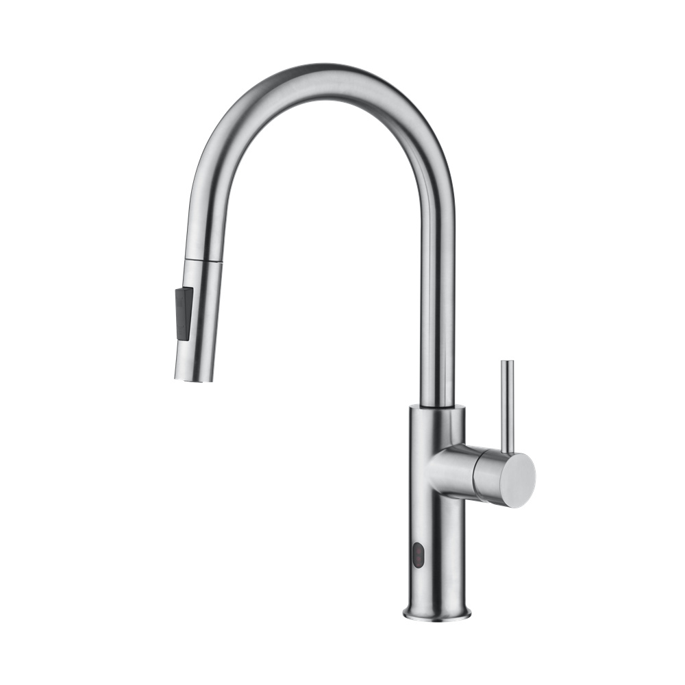 Stainless Steel Automatic Sensor Water Saving Kitchen Mixer Faucet C03 1732