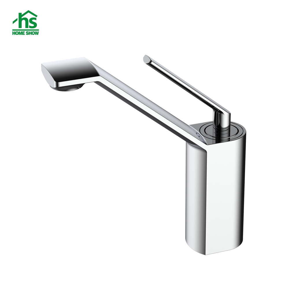 Manufacturer Direct Supply Brass Material Brushed Gold Single Level Basin Mixer Faucet M42 4001
