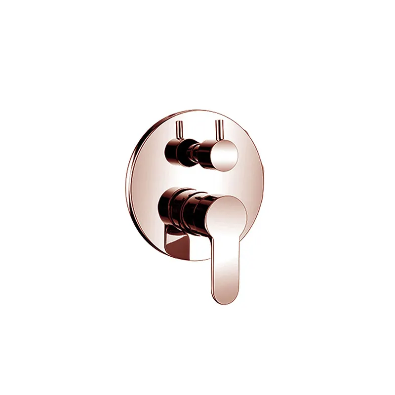 Factory Supplier New Fashion Rose Gold Concealed Design 2 Function Bathroom Shower Set D05 2163