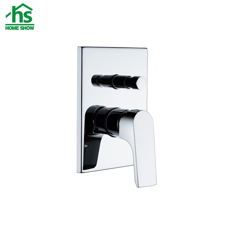 Factory Supplier Chrome Finished Two Function Brass Bath&Shower Controller Valve