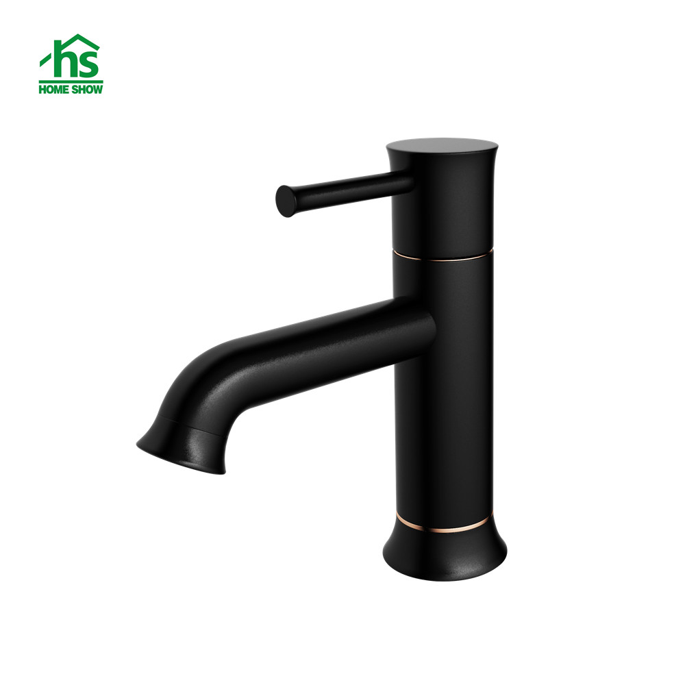 China Supplier OEM Black Single Level Hot and Cold Mixer Tap for Bathroom M45 2001
