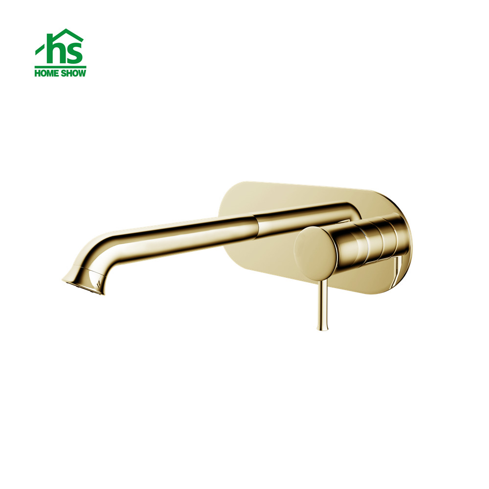 Factory New Design OEM Brass In Wall Gold Surface Bain Mixer M45 4004