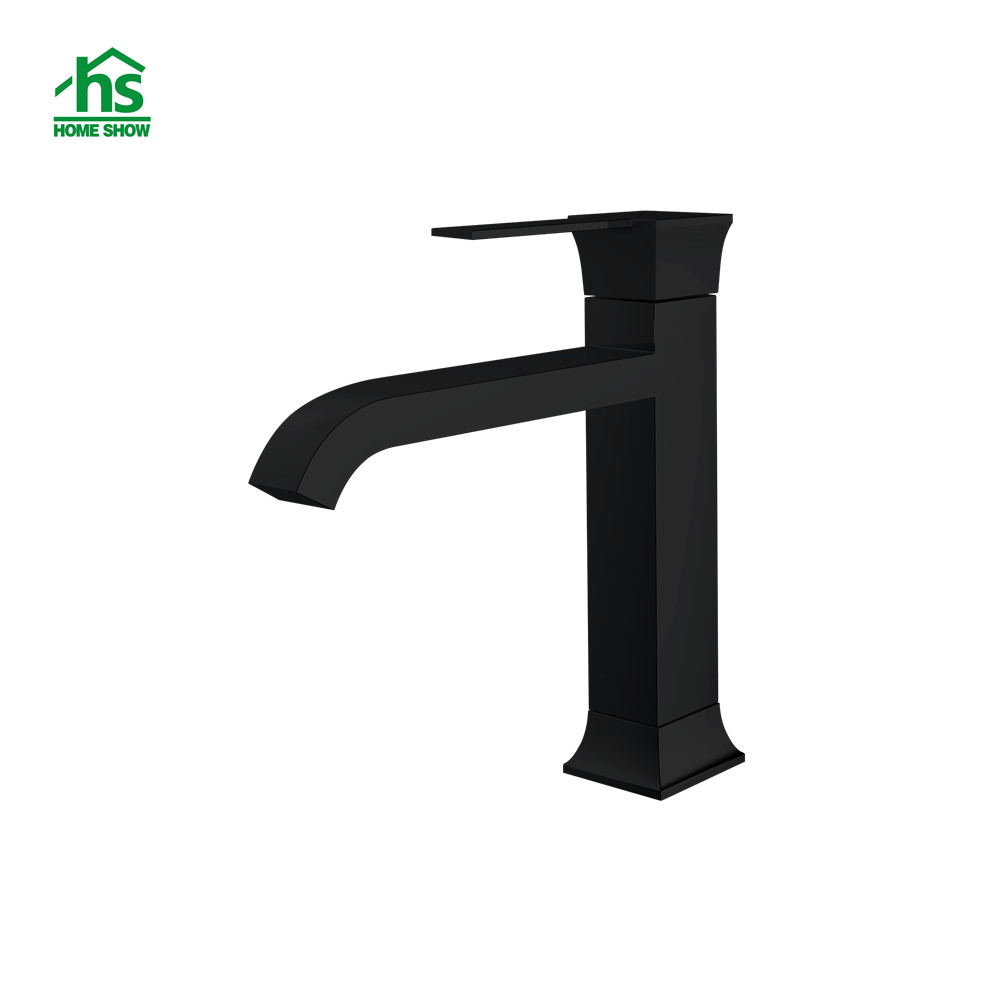 China Supplier OEM Black Single Level Hot and Cold Mixer Tap for Bathroom M44 2001